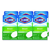 Clorox Ultra Clean Toilet Tablets Bleach, 3.5 oz Tablet, 2/Pack, 6 Packs/Carton (30024CT)