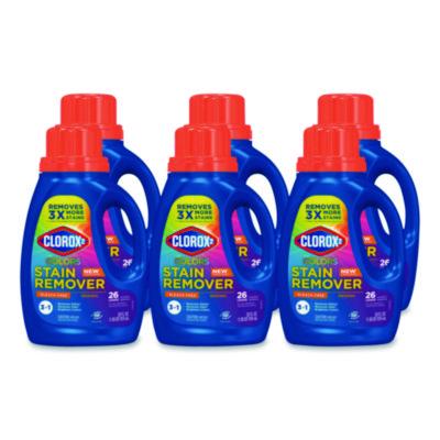 Clorox 2 For Colors Stain Remover and Laundry Additive, Bleach Free, Original, 33 oz Bottle, 6/Carton (30037)