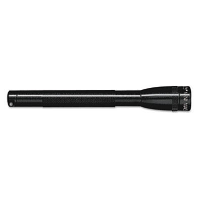 Maglite Mini AAA Flashlight, 2 AAA Batteries (Included), Black (M3A016)