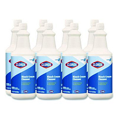 CloroxPro Bleach Cream Cleanser, 32 oz Bottle, 8/Carton (30613)