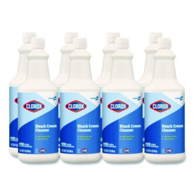 CloroxPro Bleach Cream Cleanser, 32 oz Bottle, 8/Carton (30613)