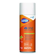 Clorox 4-in-One Disinfectant and Sanitizer, Citrus, 14 oz Aerosol Spray (31043)