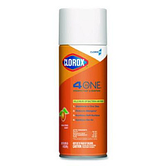 Clorox 4-in-One Disinfectant and Sanitizer, Citrus, 14 oz Aerosol Spray (31043)