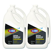 CloroxPro Urine Remover for Stains and Odors, 128 oz Refill Bottle, 4/Carton (31351CT)