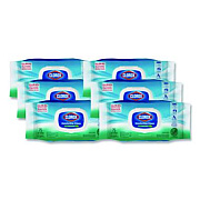 Clorox Disinfecting Cleaning Wipes, Flex Pack, 1-Ply, 8 x 7, Fresh Scent, White, 75 Towels/Box, 6 Boxes/Carton (31430CT)