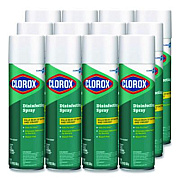 CloroxPro Disinfecting Spray, Fresh, 19 oz Aerosol Spray, 12/Carton (38504CT)