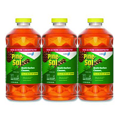 Pine-Sol CloroxPro Multi-Surface Cleaner Disinfectant Concentrated, Original Pine Scent, 80 oz Bottle, 3/Carton (60606CT)