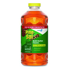 Pine-Sol CloroxPro Multi-Surface Cleaner Disinfectant Concentrated, Original Pine, 80 oz Bottle (60606EA)
