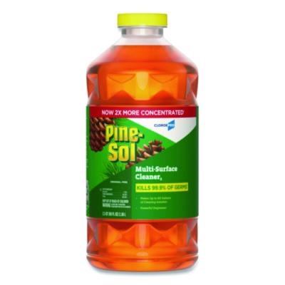 Pine-Sol CloroxPro Multi-Surface Cleaner Disinfectant Concentrated, Original Pine, 80 oz Bottle (60606EA)