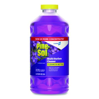 Pine-Sol CloroxPro Multi-Surface Cleaner Concentrated, Lavender Clean Scent, 80 oz Bottle (60608EA)