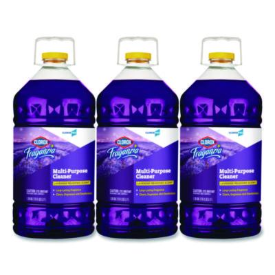 CloroxPro Fraganzia Multi-Purpose Cleaner, Lavender Meadows Scent, 175 oz Bottle, 3/Carton (60614CT)