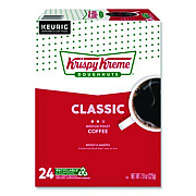Krispy Kreme Doughnuts Classic Coffee K-Cups, Medium Roast, 24/Box (6110)