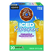 The Original Donut Shop ICED Refreshers K-Cup Pods, Pineapple Passion Fruit, 20/Box (0236)
