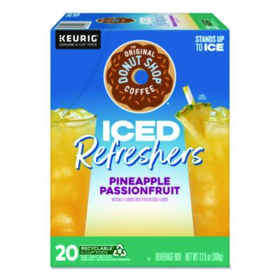 The Original Donut Shop ICED Refreshers K-Cup Pods, Pineapple Passion Fruit, 20/Box (0236)