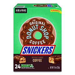 The Original Donut Shop SNICKERS Flavored Coffee K-Cups, 24/Box (9608)