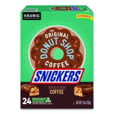 The Original Donut Shop SNICKERS Flavored Coffee K-Cups, 24/Box (9608)