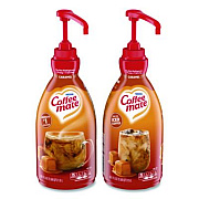 Coffee mate Liquid Creamer Pump Bottle, Caramel, 50.7 oz Pump Bottle, 2/Carton (73358CT)