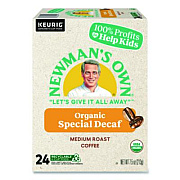 Newman's Own Organics Special Decaf K-Cups, 24/Box (4051)