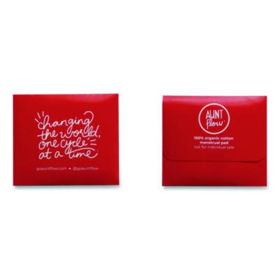 Aunt Flow Organic Cotton Cartridge Pads, Regular Absorbency, 500/Carton (AFPADSCTRGVE)