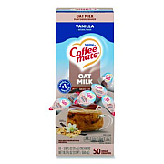 Coffee mate Plant-Based Oat Milk Liquid Creamers, Natural Vanilla, 0.38 oz Mini Cups, 50/Box (19891)