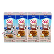Coffee mate Plant-Based Oat Milk Liquid Creamers, Natural Vanilla, 0.38 oz Mini Cups, 50/Box, 4 Boxes/Carton (19891CT)