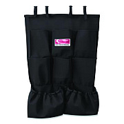 8-Pocket Organizer for Suncast Commercial Full-Size and Compact Housekeeping Carts, 19.5" x 1.67" x 26.83", Black (HKCBAG04D)