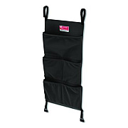 Linen Strap Bag for Suncast Commercial Full-Size and Compact Housekeeping Carts, 16.25" x 1" x 31.75", Black (HKCBAG06D)