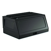 Lockable Hood Accessory for Suncast Commercial Full-Size Housekeeping Carts HKC1000/HKC2000, Plastic, Black (HKCHOOD)
