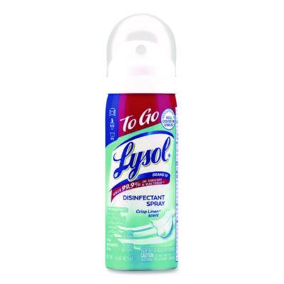 LYSOL Brand Disinfectant Spray To Go, Crisp Linen Scent, 1.5 oz, Aerosol Spray (1920099923)