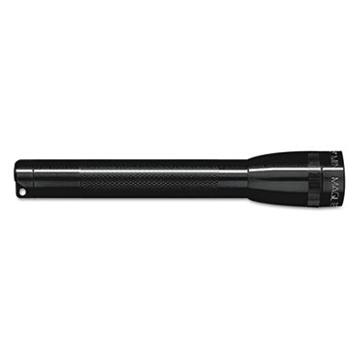 Maglite Mini AA Flashlight with Holster, 2 AA Batteries (Included), Black (M2A01H)