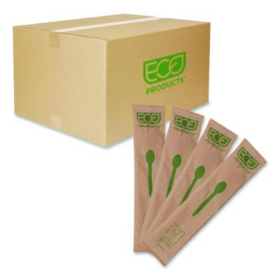 Eco-Products Wood Cutlery, General Purpose Spoon, Natural, 500/Carton (EPS213W)