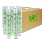 Eco-Products GreenStripe PLA Cold Cups, 10 oz, Plastic, Clear, 1,000/Carton (EPCC10GS)