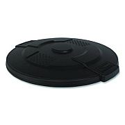 Suncast Commercial Utility Trash Can Lid for 44 gal Trash Can, 24.88" Diameter x 3", Black (TCU44GLIDD)
