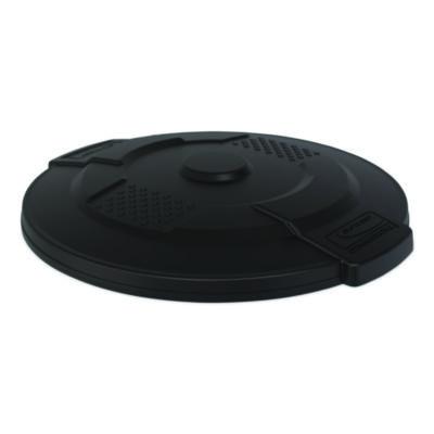 Suncast Commercial Utility Trash Can Lid for 32 gal Trash Can, 22.22" Diameter x 3", Black (TCU32GLIDD)