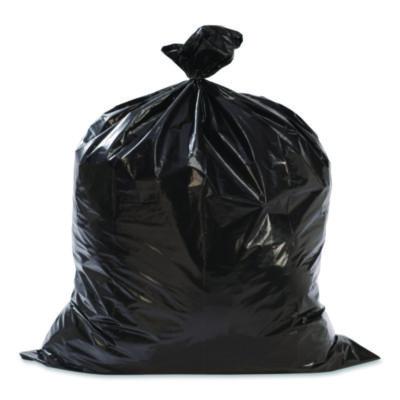 Suncast Commercial Precise Fit Contractor Bag, Open-Face, 55 gal, 3 mil, 41" x 49", Black, 15/Box (UCL55315B)