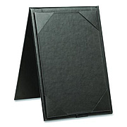 Excello Global Products Table-Top Menu Holder, For 5 x 7 Menus, 5.6 x 7.6 Holder, Black (SPLSMENU5X7A)