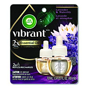 Air Wick Scented Oil Refill, Lavender and Waterlily, 0.67 oz, 2/Pack (6233803076)
