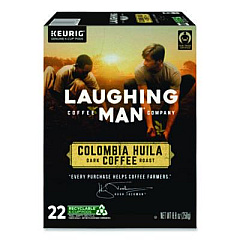 Laughing Man Coffee Company Colombia Huila K-Cup Pods, 22/Box (8337)