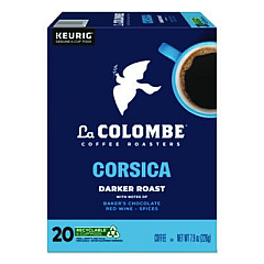 La Colombe Coffee K-Cup Pods, Corsica Dark Roast, 20/Box (0328)