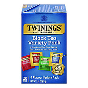 Black Tea Variety Pack, Assorted Flavors, 20/Box (TNA05320)