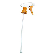 Impact Chemical Resistant Trigger Sprayer, 9.88" Tube, Fits 32 oz Bottles, Yellow/White (60192491EA)
