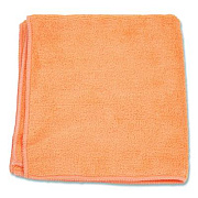 HOSPECO MicroWorks Microfiber Towels, 16 x 16, Orange, Dozen (250OR)