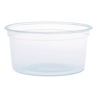 Dart MicroGourmet Food Containers, 12 oz, 4.68" Diameter x 2.25"h, Clear, Plastic, 500/Carton (MN120100)