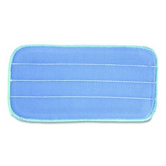 HOSPECO Microworks Flat Microfiber Specialty Pad, 11 x 5, Blue, Dozen (2504SPHMFP11)