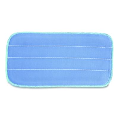HOSPECO Microworks Flat Microfiber Specialty Pad, 11 x 5, Blue, Dozen (2504SPHMFP11)