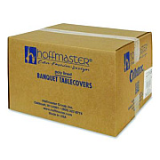 Hoffmaster Cellutex Table Covers, Poly/Tissue, 54" x 108", Chocolate Brown, 25/Carton (220646)