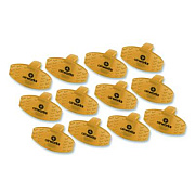 HOSPECO AirWorks Bowl Clips, Citrus Grove Scent, Orange, Dozen (AWBC231)