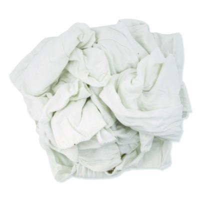 HOSPECO Knit Baby Diaper Rags, 2-Ply, 15 x 18, White, 25 lb/Carton (55525)