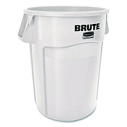 Rubbermaid Commercial Brute Container, 44 gal, Plastic, White (1779740EA)