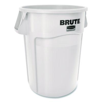 Rubbermaid Commercial Brute Container, 44 gal, Plastic, White (1779740EA)